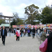 写生会で「大阪城」へ行きました