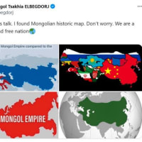モンゴル元大統領 “モンゴル帝国”の地図をSNSに プーチン大統領の主張を皮肉る