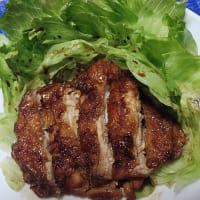 【05/02晩御飯】桜島鶏もも照り焼き、昼食も桜島鶏唐だったんですけどね：P