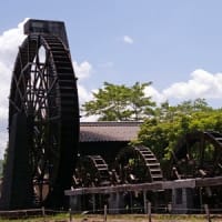 心打亭の蕎麦と水車