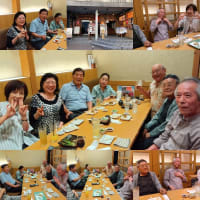 　　　　懐かしい、仕事仲間と、天王寺　で、会食。
