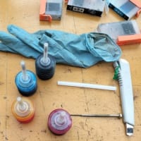 HP用のインクカートリッジ大量製作