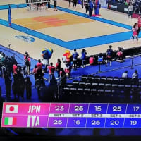 バレー女子、イタリアに惜敗。