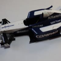 ペーパークラフトF1 Williams FW24を作る－その３