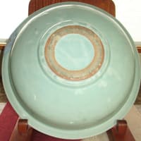 波佐見青磁　草文陰刻大鉢　その２