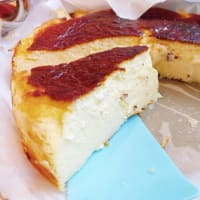 さしぶりにバスクチーズケーキを作りました