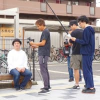 近江鉄道太郎坊宮前駅で初日撮影 映画「ガチャコン3！ヒーロー編」