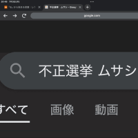 もっと騒ぐとこやけど　不正選挙