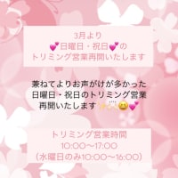 ☆☆重要☆☆　３月からのお知らせ