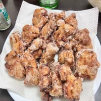 ザンギにはもちろんビール！
