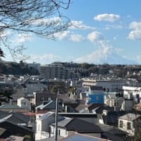 根岸から元米軍住宅地の小道を抜けて、滝頭まで