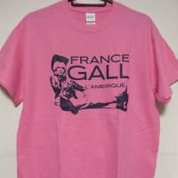 フレンチポップ関連Tシャツ:FRANCE GALL/L'AMERIQUE