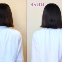  髪の伸び検証２　4ヶ月目