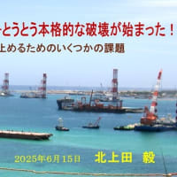 ６月１５日（日）、浦添島ぐるみ会議の総会で辺野古の現状と課題について講演