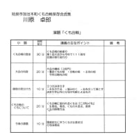 加音カルチャースクール2025第１回「姶良市加治木町「くも合戦保存会会長　川原卓郎」氏・・・姶良市文化会館加音ホール