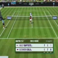 LEXUS EASTBOURNE OPEN 本戦初戦突破