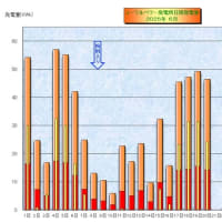 　６月の日別発電量