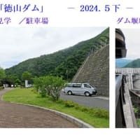 凄い！ 日本一の「徳山ダム」　－ 2024.5下 －
