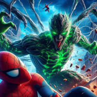 「スパイダーマン」(2002年米)　四コマで紹介 