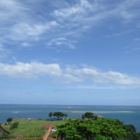 沖縄の海は美しい！残波岬から東シナ海を堪能しました・・・気分爽快、パワーとエネルギーをいただくことが出来ました