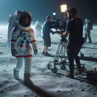 「フライ・ミー・トゥ・ザ・ムーン」(2024年米)  四コマで紹介 