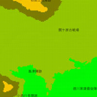 関ケ原の合戦場をデジタルマップで見ると
