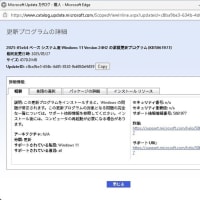 Windows 11 バージョン24H2 に 累積更新(KB5058411) をインストールしてから、突然再起動する現象が発生。