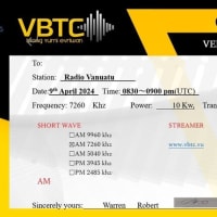 Radio Vanuatu QSL 2024.04.10