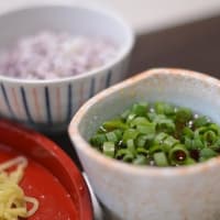 ざるラ－メンが美味しい季節に