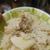 たけのこご飯と天ぷら