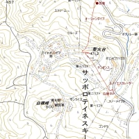 聖火台のGPSトラック