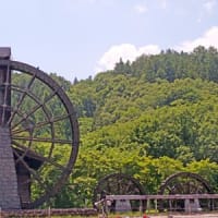 心打亭の蕎麦と水車