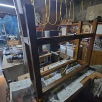 カウンターテーブル　脚の製作、その4・・・・・。('◇')ゞ