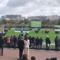秋の競馬場