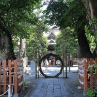御嶽神社　茅の輪くぐり