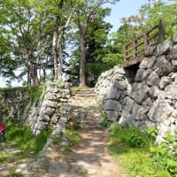 佐伯城 豊後国　山上の石垣の城郭遺構を堪能　東海古城研究会の見学会で訪れました