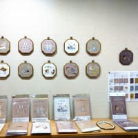 「DMC新作刺繍作品展」準備できました
