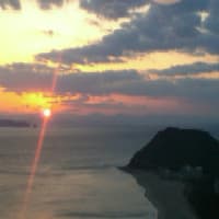 伊良湖岬の夕日に思う