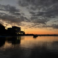 白谷の夕景