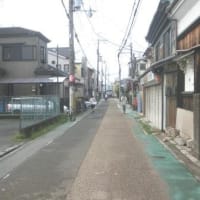国道170号越え　（東海道五十七次歩き旅・摂津国）