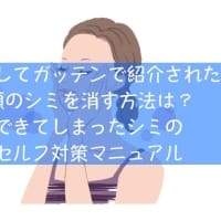 ためしてガッテンで紹介された顔のシミを消す方法とは できてしまったシミのセルフ対策マニュアル 私のコスメライフブログ
