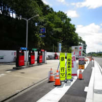 R4・御堂SS前の道路が予定より1日早く開通！