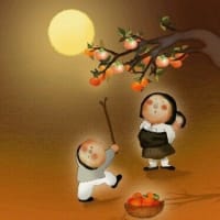 秋夕のお月様