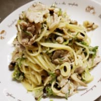 ねぎ塩豚のパスタ