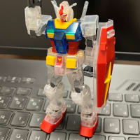ガンプラつくり途中