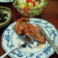 肉でスタミナ補給を