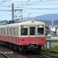 高松琴平電鉄 仏生山(2025.6.25) 旧京急 １０７１Ｆ＋ファンタンゴレッド復刻塗装車 １０８７Ｆ普通 滝宮行き