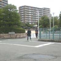 国道170号越え　（東海道五十七次歩き旅・摂津国）