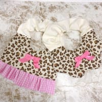ヒョウ柄💗ハンドメイド スタイ