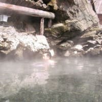 丸駒温泉の露天風呂